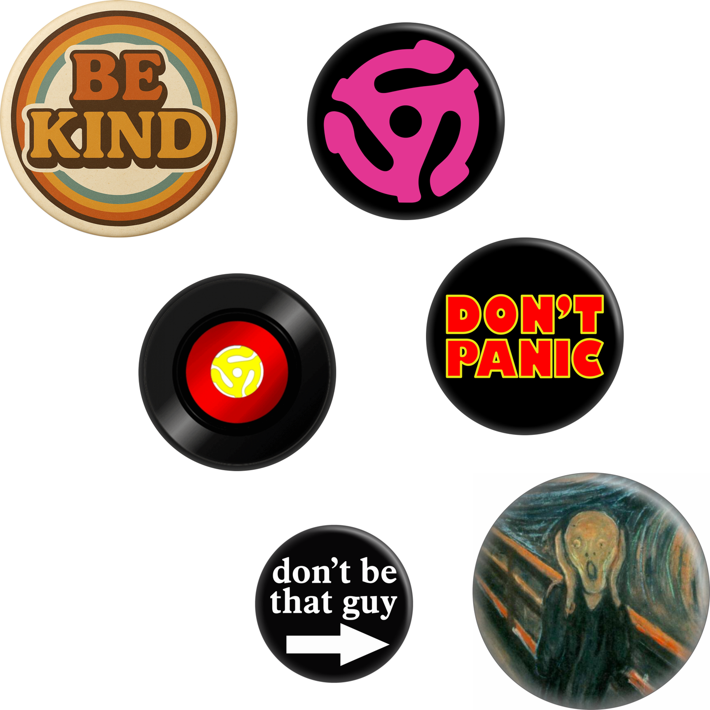 Funny Buttons Mix Humor Novelty Pop Culture