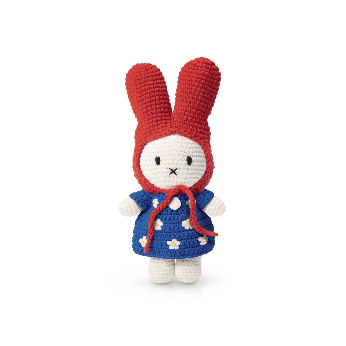 Crochet Miffy Little Flower Dress, Crochet Cute Bunny Doll