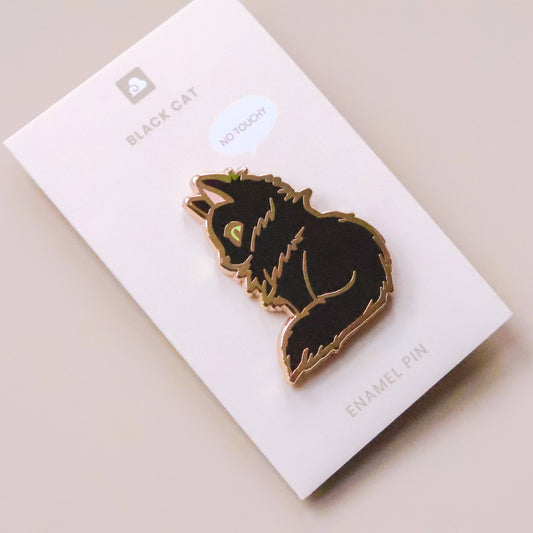 Enamel Pin - Black Cat