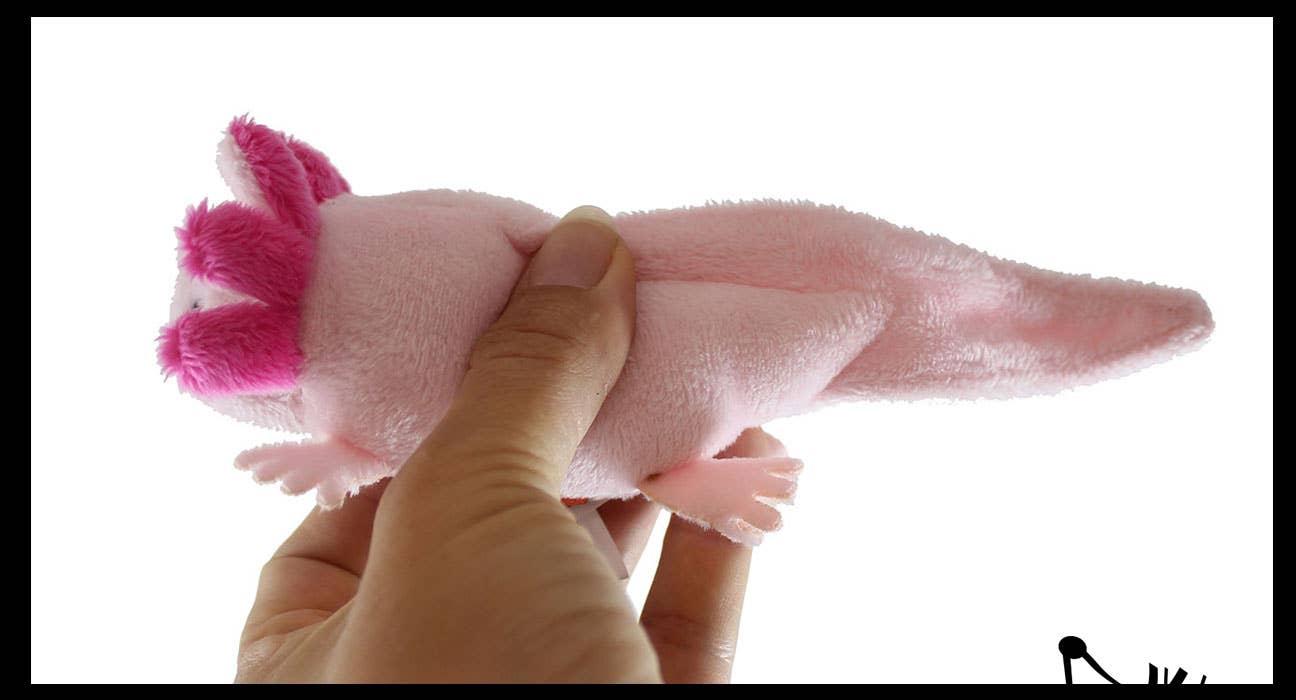 Tiny Axolotl Realistic Cute Plush Stuffed Animals