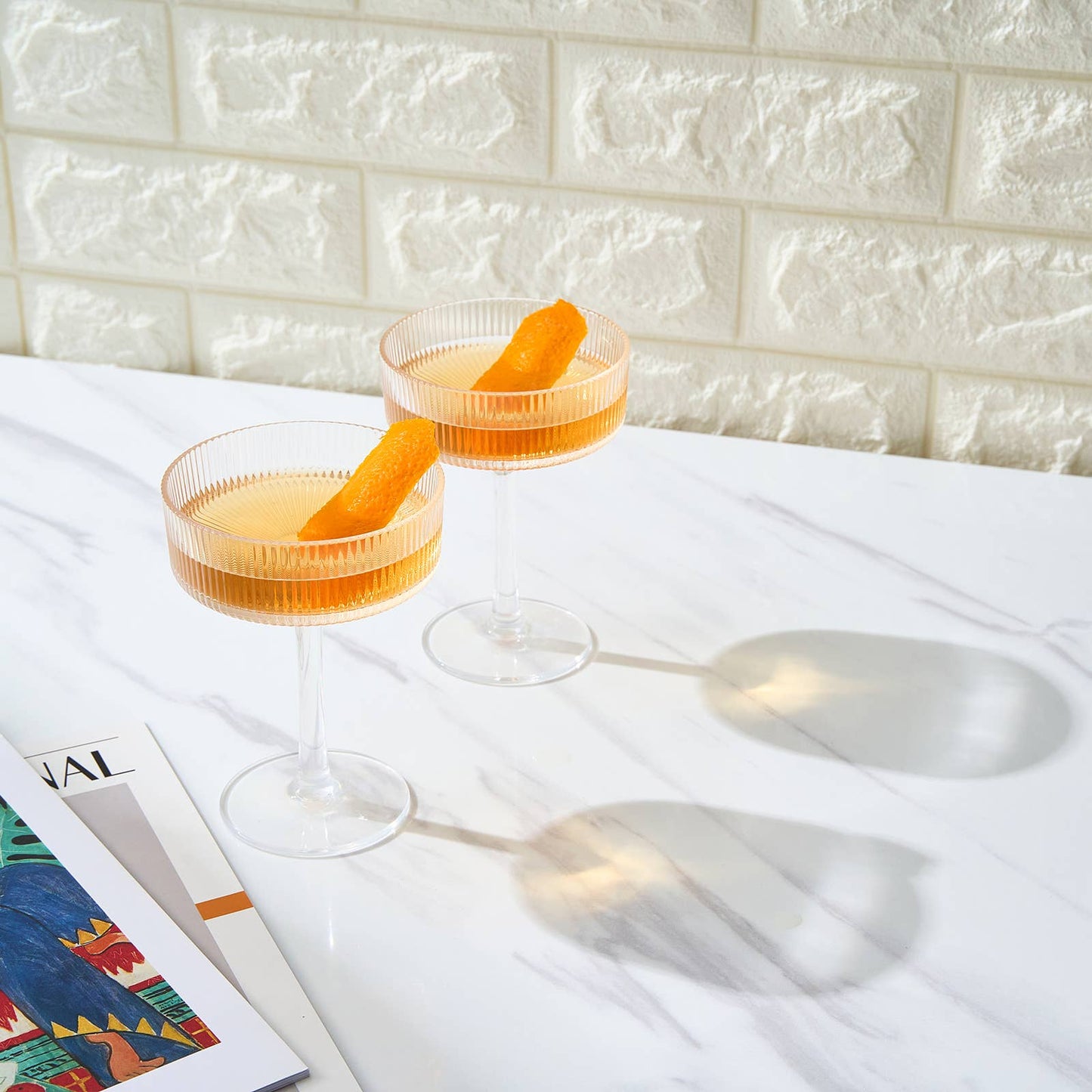 Acrylic Unbreakable Crystal Coupe Glasses
