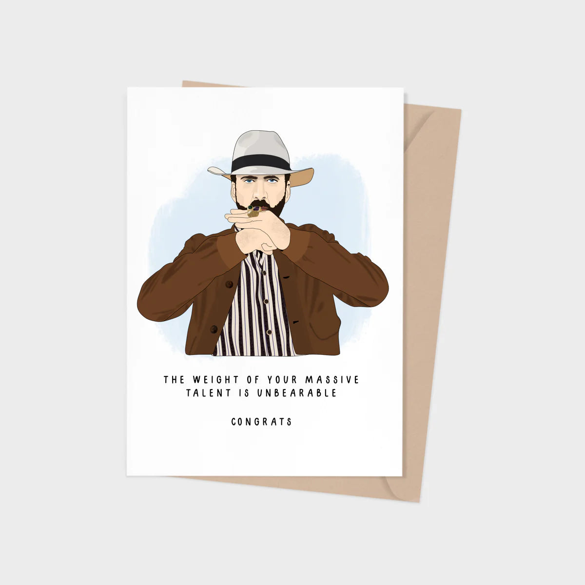 Nicolas Cage Congrats Greeting Card