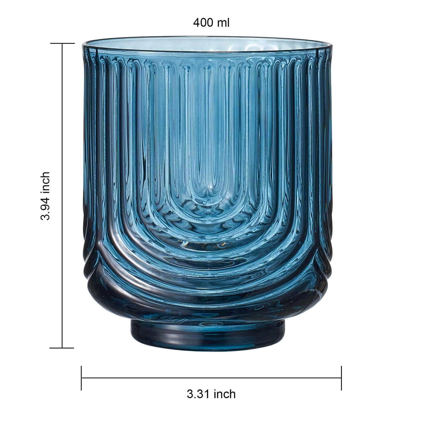 Vintage Art Deco Tumbler Glasses with Straw