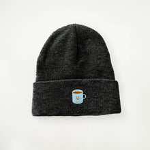 Load image into Gallery viewer, Coffee Cup Beanie | Charcoal Grey
