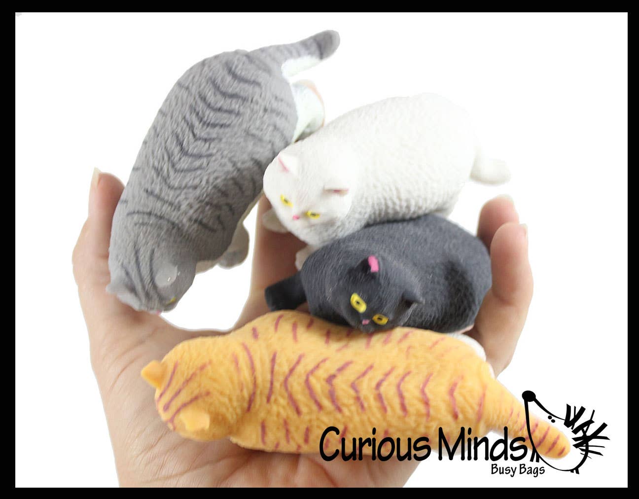 Fat Stretchy Cat Crushed Bead Sand Filled