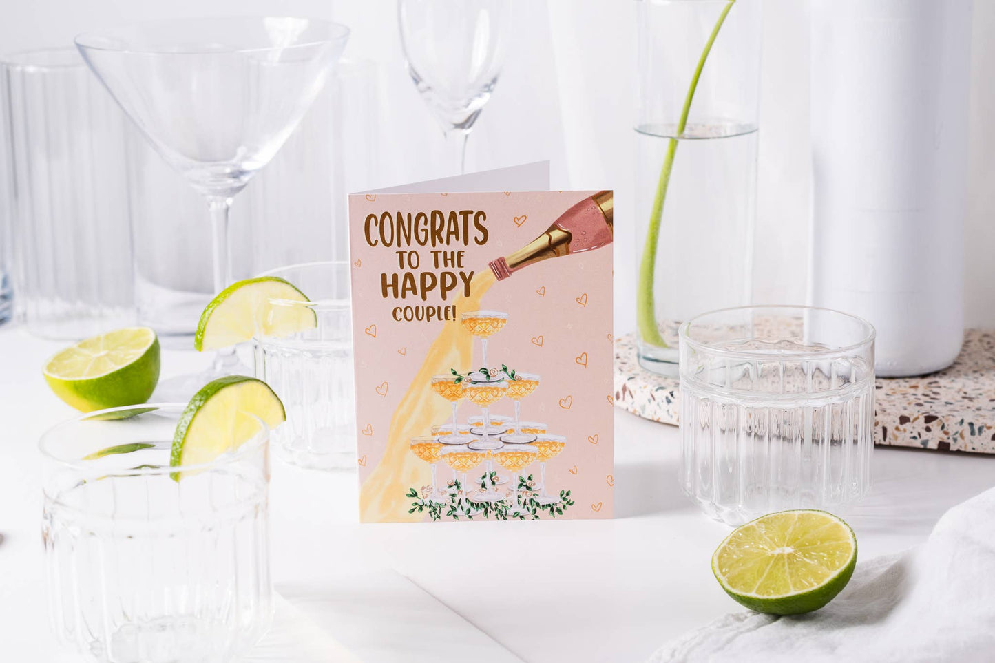 Congrats to the Happy Couple - Greeting Card