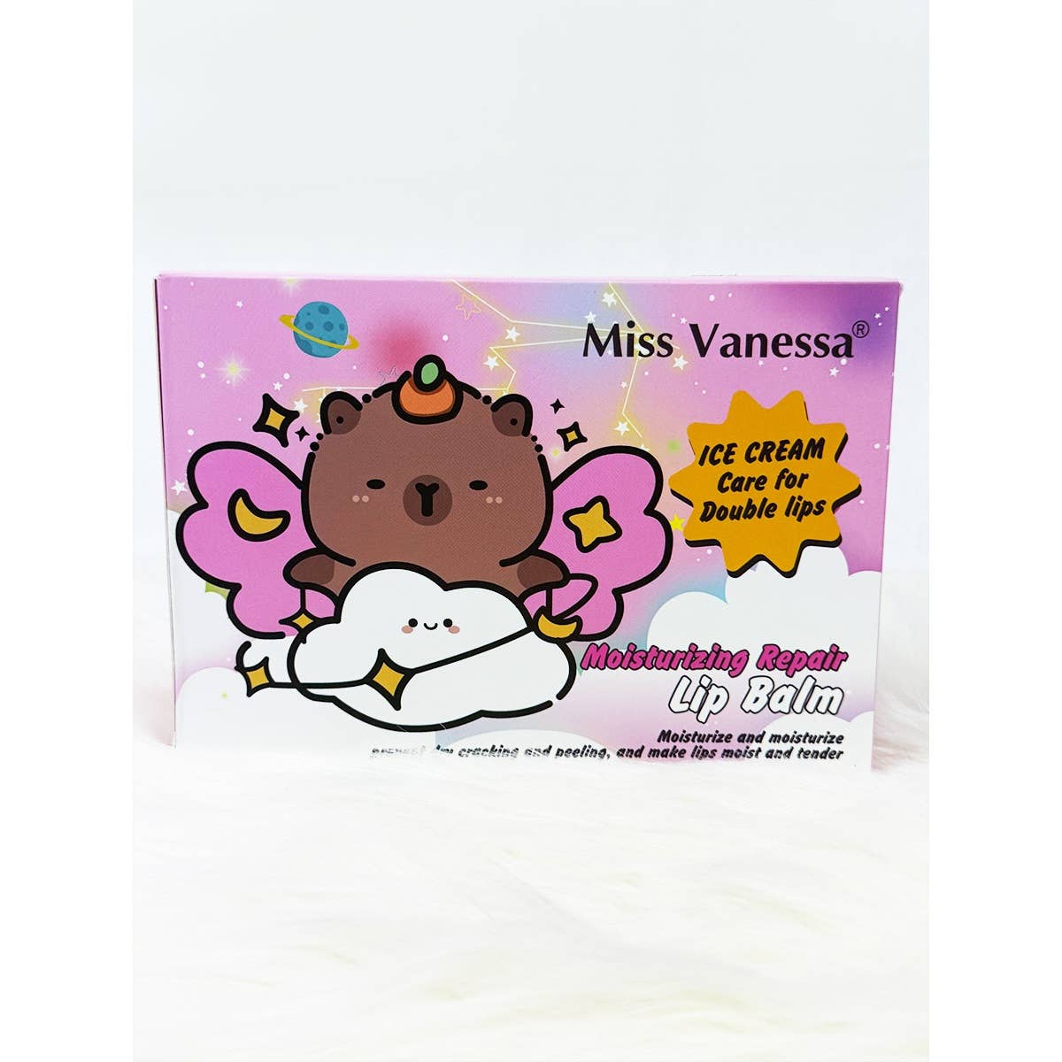 Ice Cream Care Capybara Lip Balm