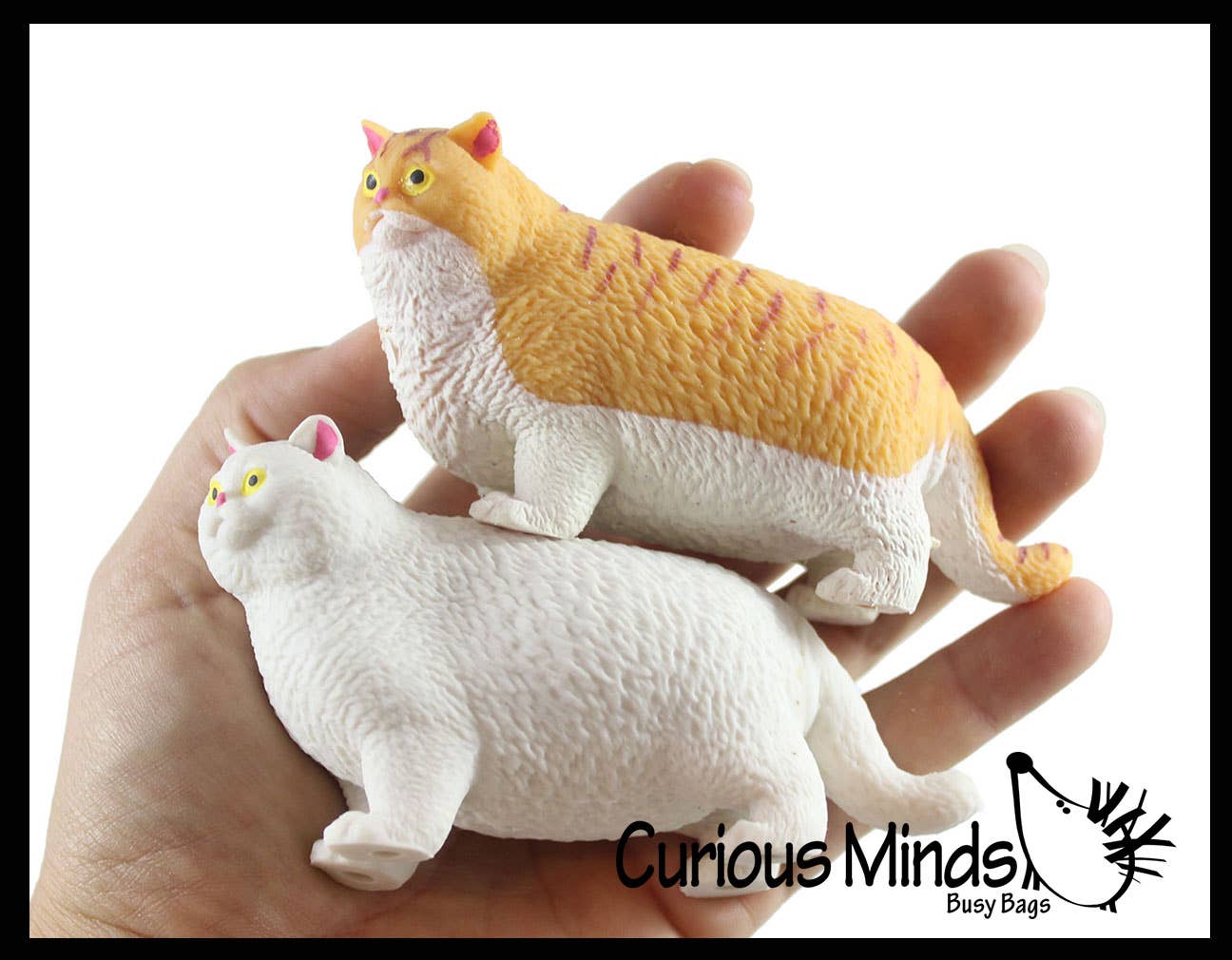 Fat Stretchy Cat Crushed Bead Sand Filled