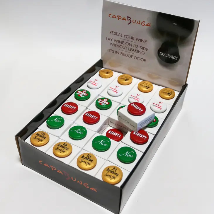 Xmas Wine Cap 6 Assorted
