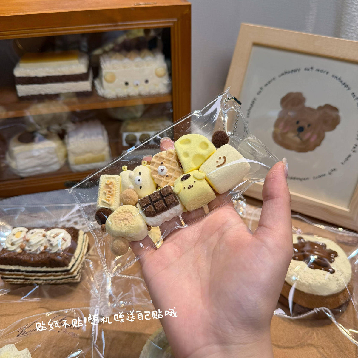 Mini 8 Piece Bun Set Taba Squishy Kawaii Bread Collection Sensory Toy Lotion Texture Kevin Studio