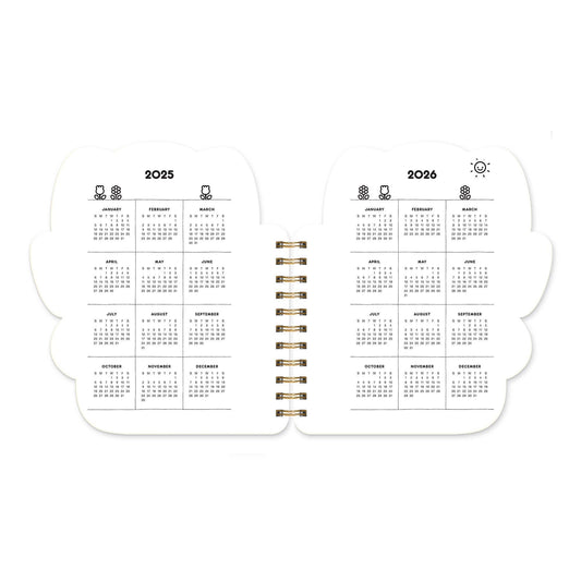2026 Hello Kitty Playful Pink Die-Cut Weekly Planner