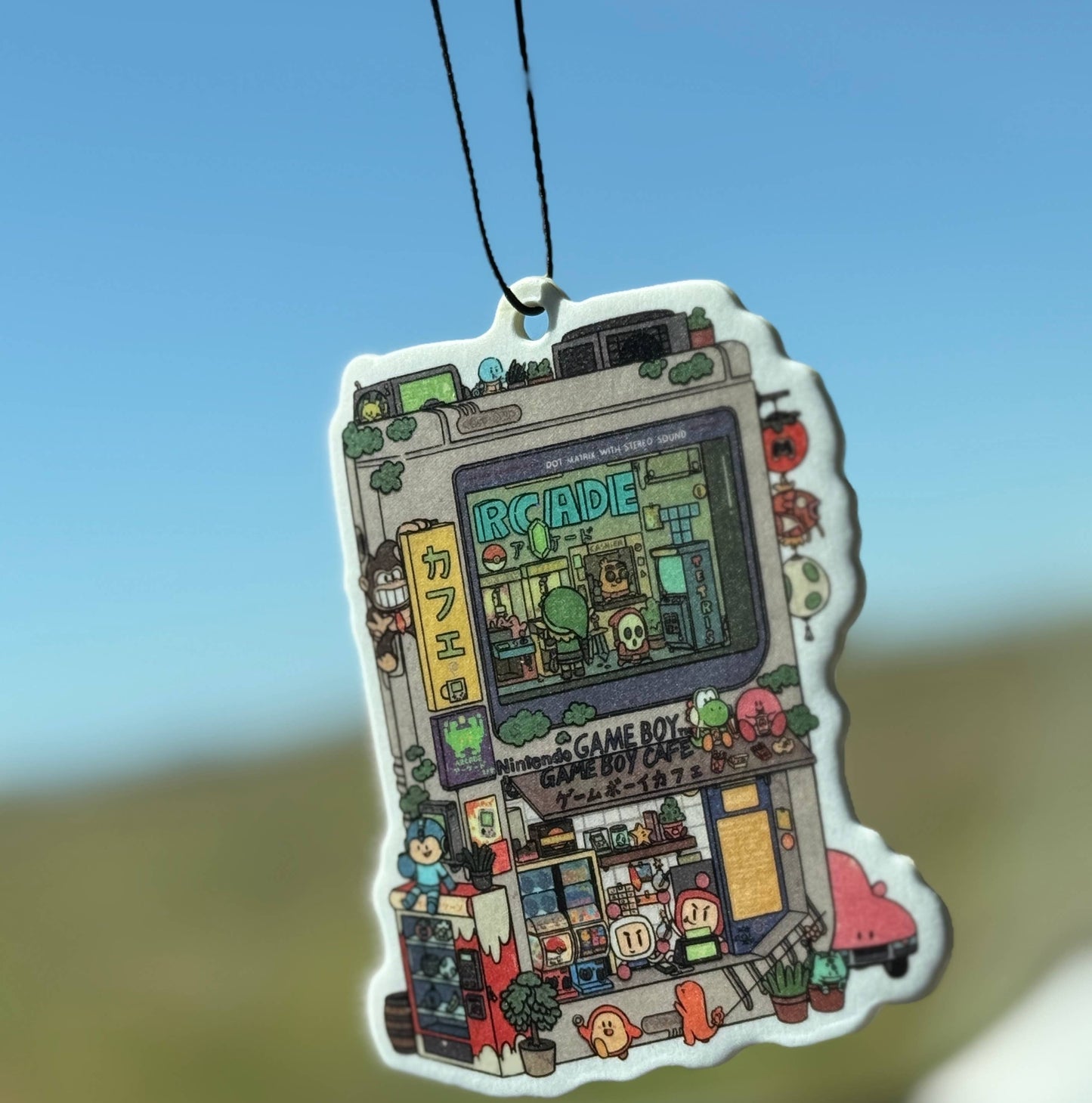 Gameboy Arcade Car Air Freshener (Fruity Aroma)