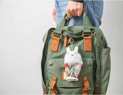 Miffy Jelly Transparent Pouch Key Ring, Bag Charm