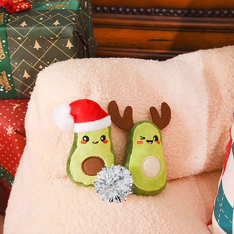 HugSmart Pet - Holiday Feline | Avocado Christmas - Cat Toy