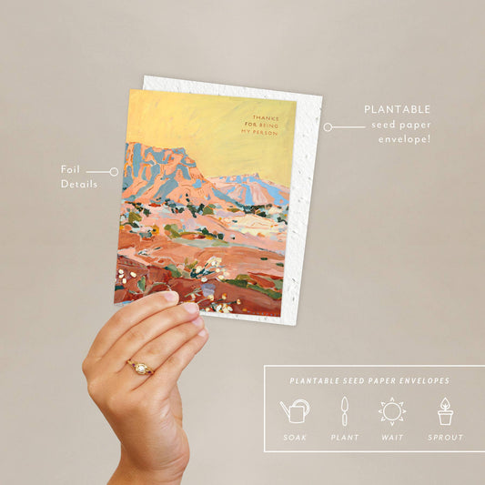 Shadow Rocks - Love + Friendship Card