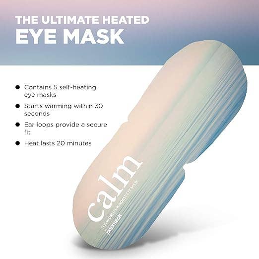 Calm Self-Warming Chamomile Scented Sleep Masks - 5-pack