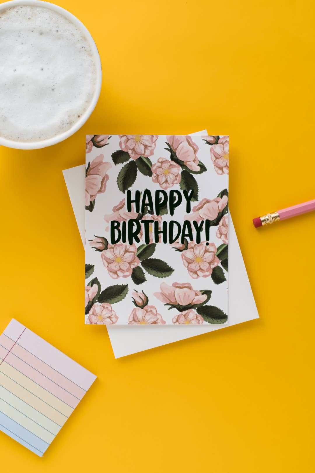 Happy Birthday! (Wildrose) - Greeting Card