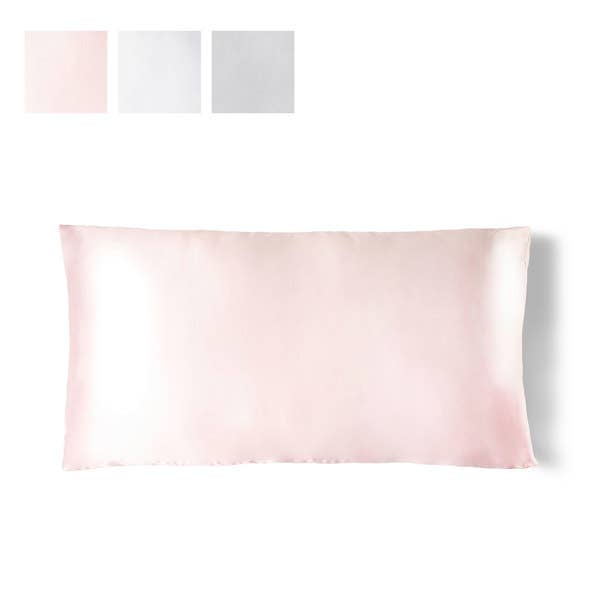 Lemon Lavender Silky Satin Pillowcase King Size