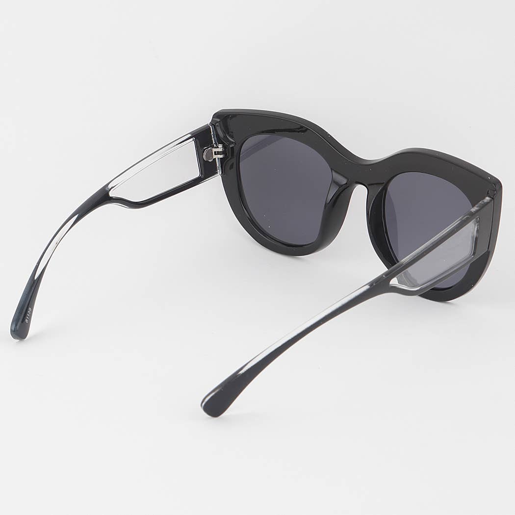 Tinted Round Cateye Sunglasses