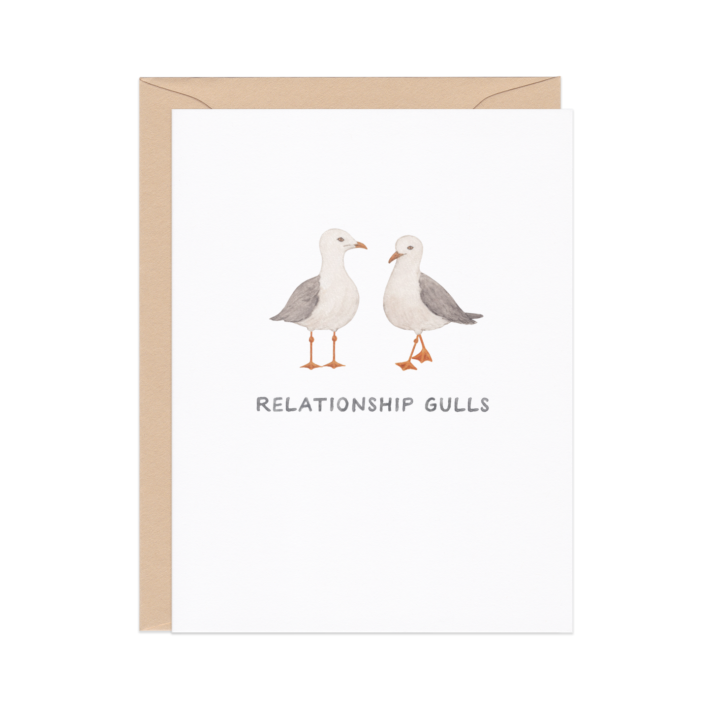 Relationship Gulls - Funny Animal Love / Anniversary Card