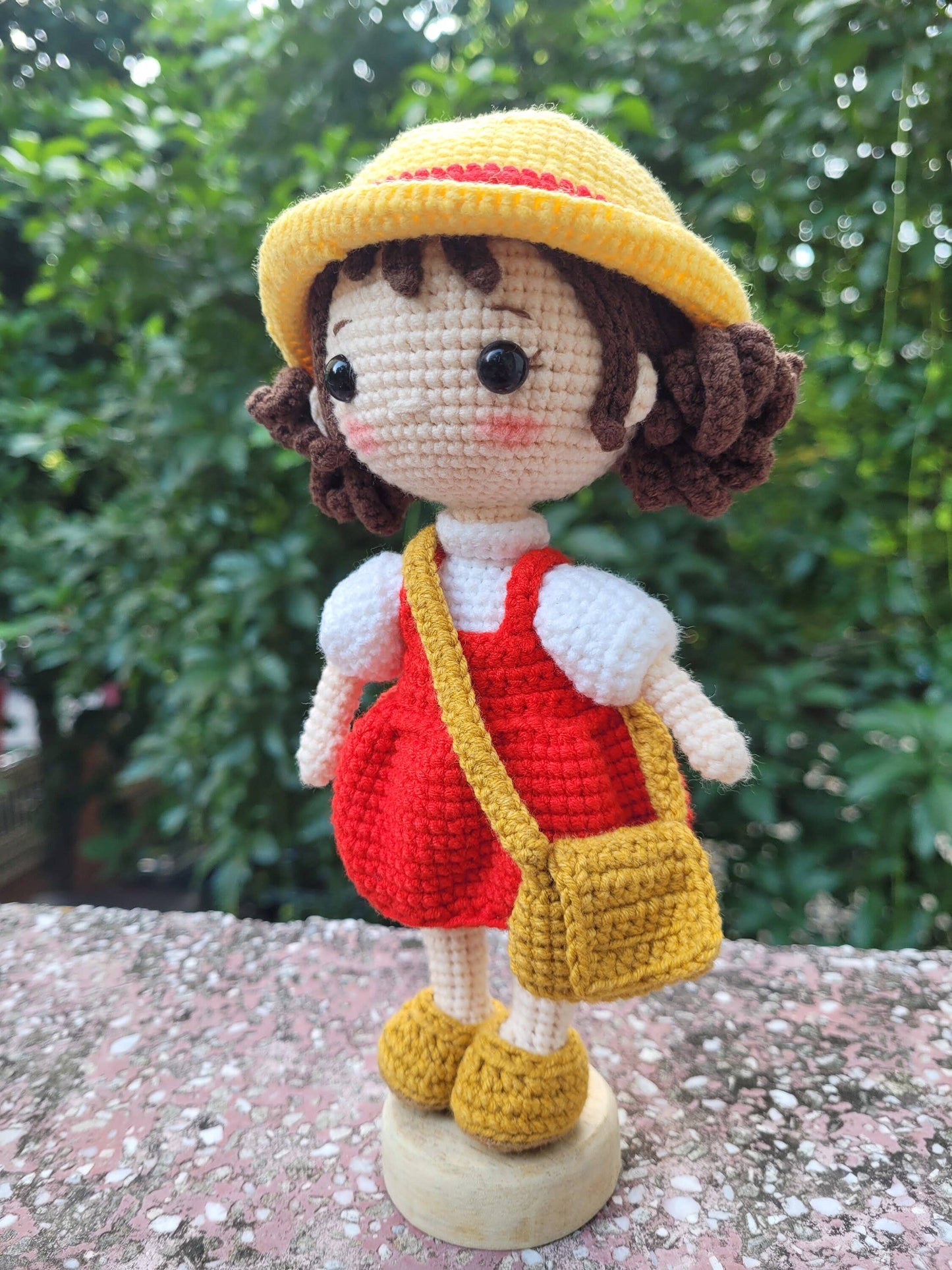 Cute Crochet My Dearest Neighbor Totoro & Doll Girl Plushie