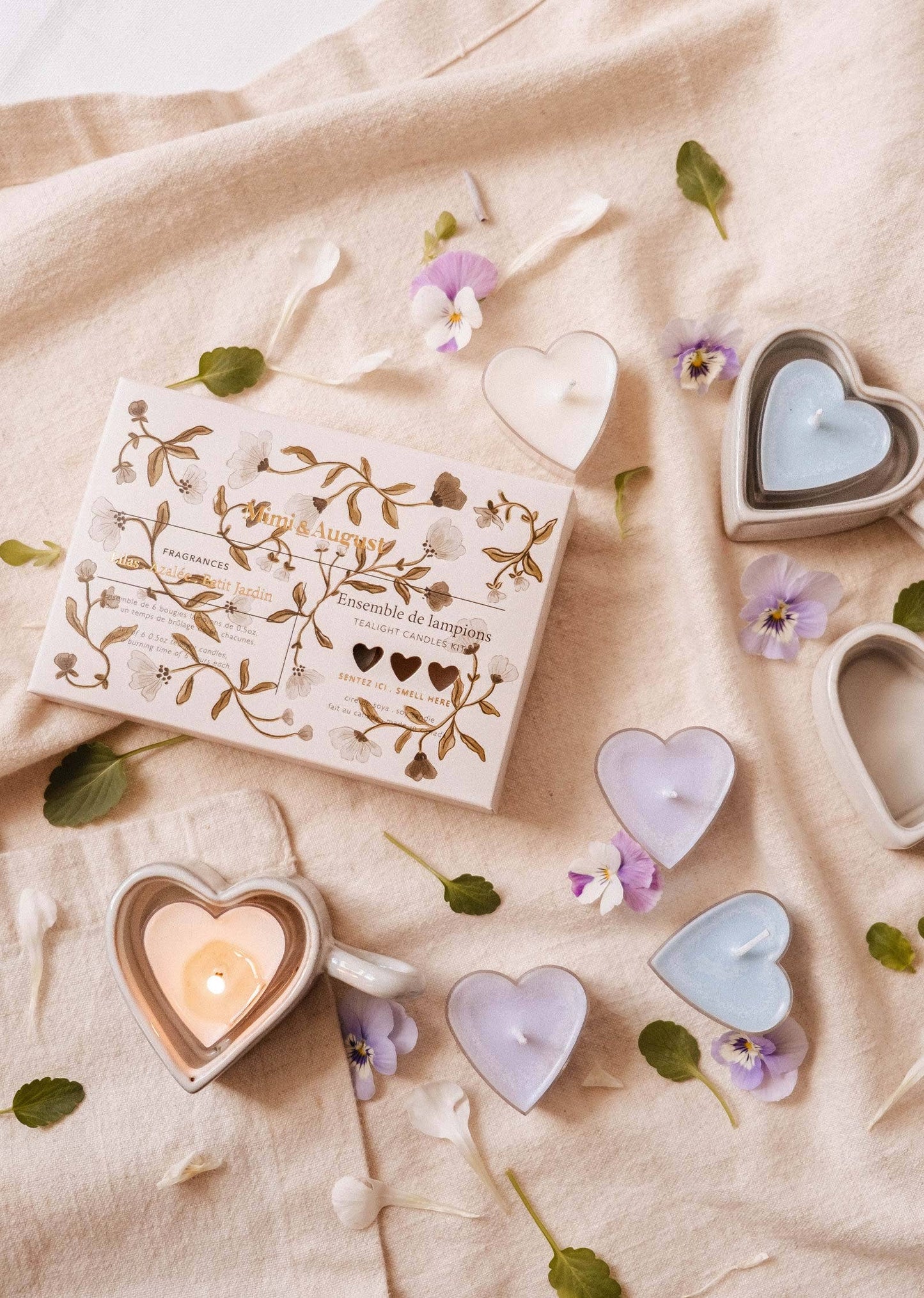 Blush Hearts - Candle Tealights