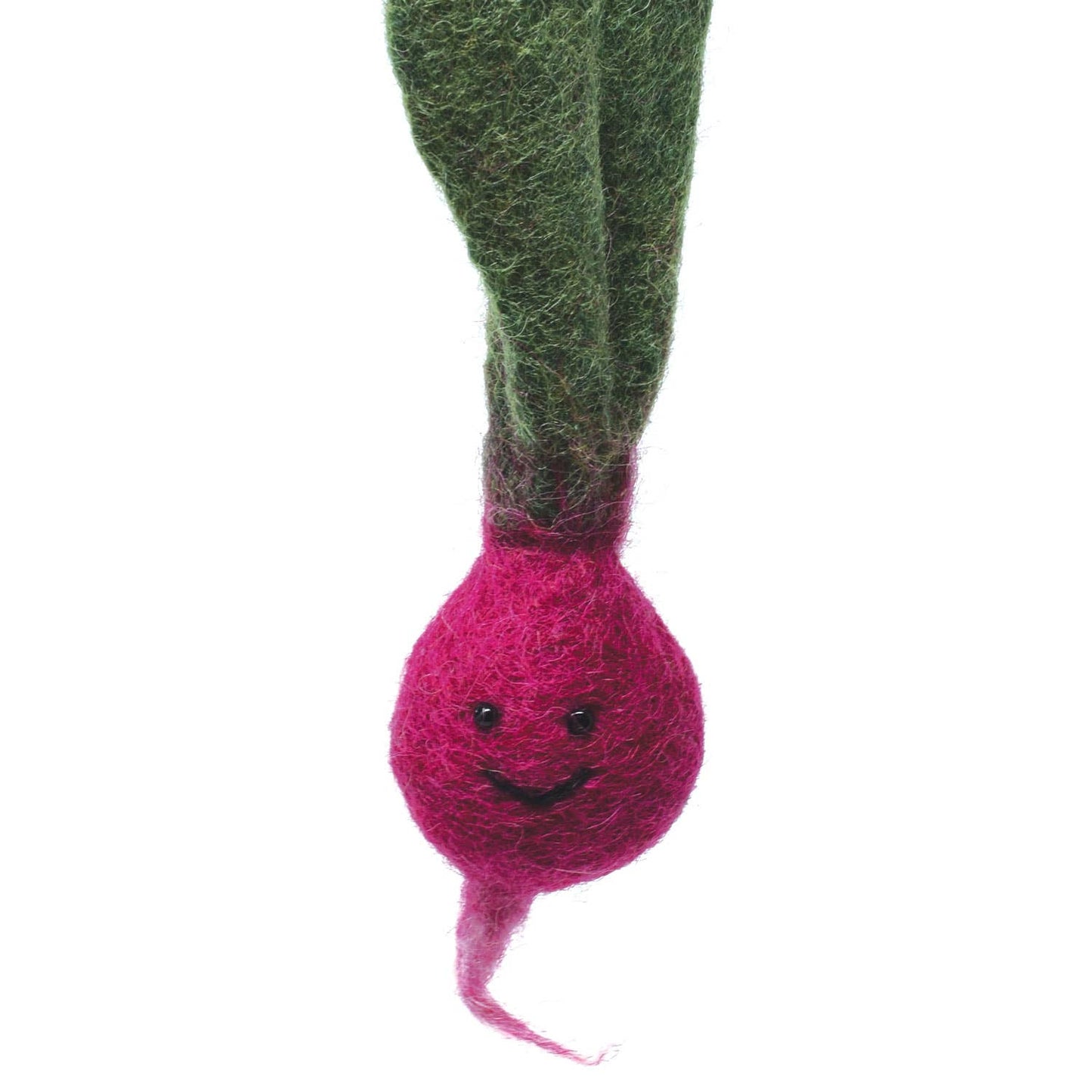 Felt Keychain - Beetroot Felt Keyring