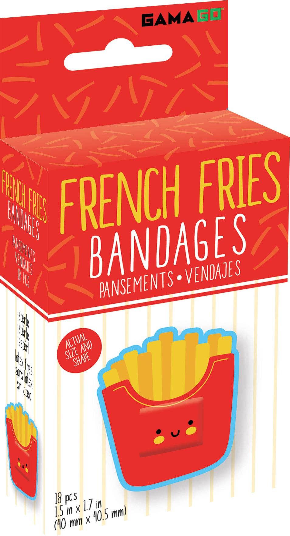 French Fries Adhesive Bandages