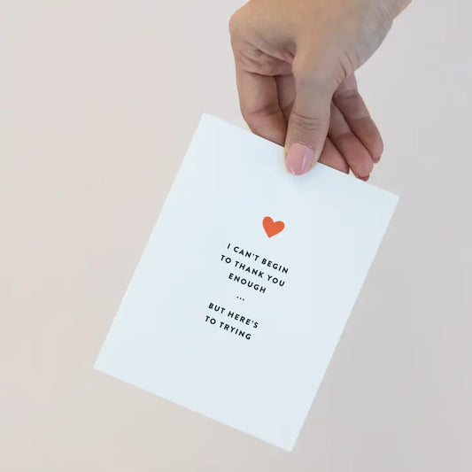 Can't Thank You Enough Card