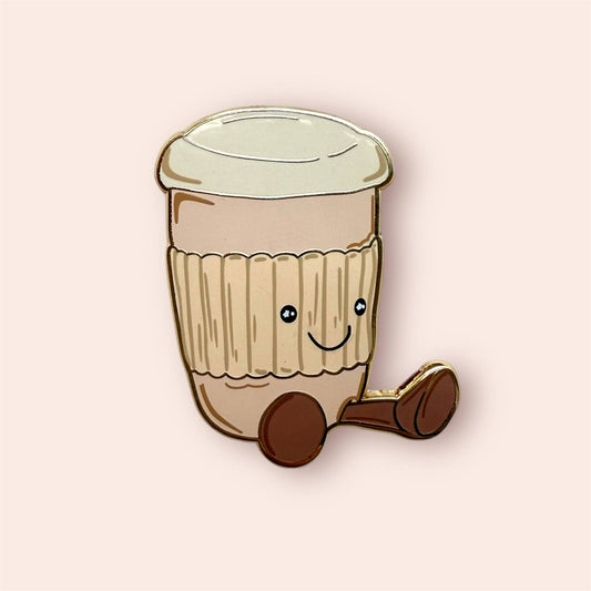 Cute Coffee Enamel Pin