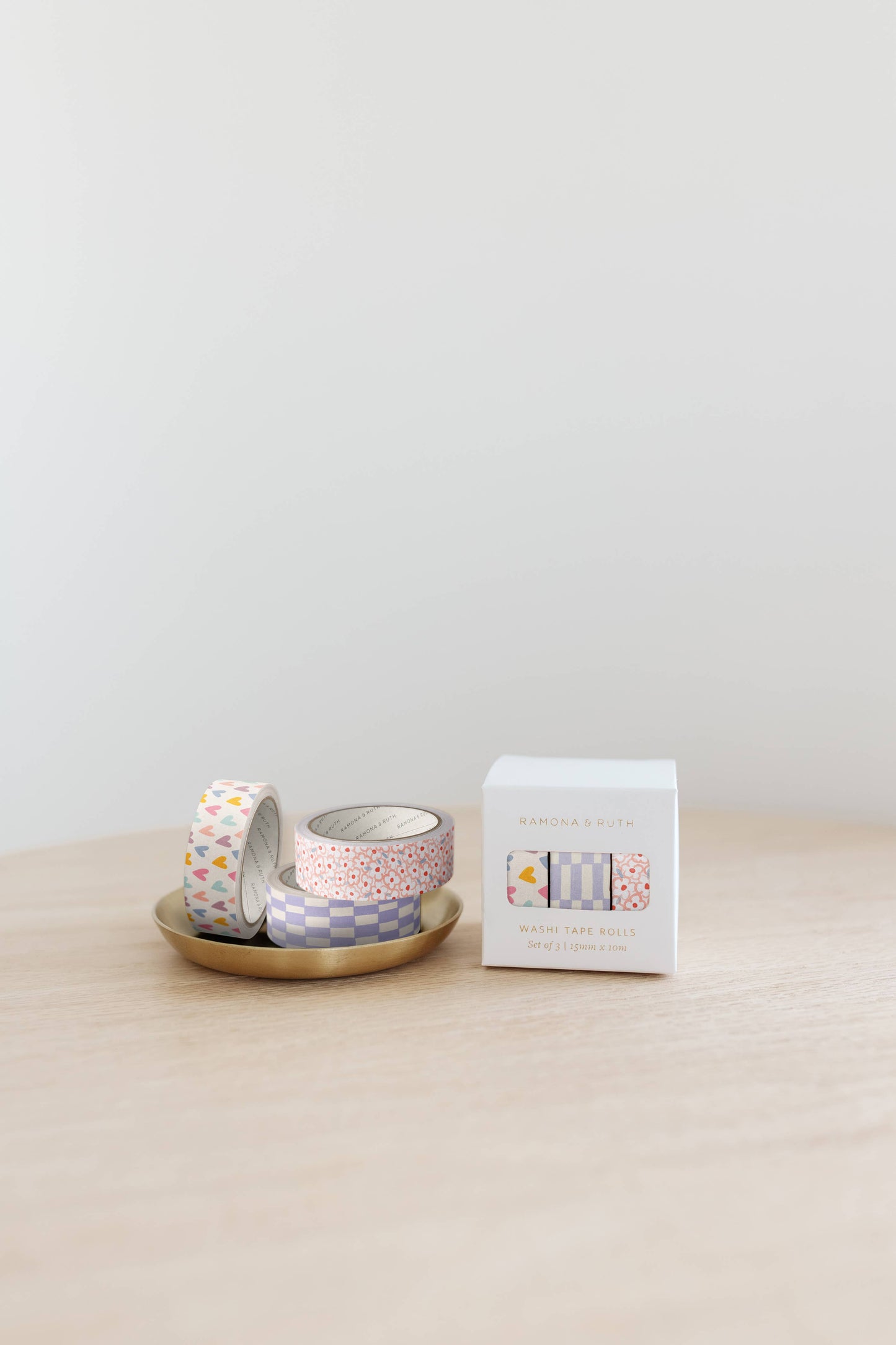 Sweet Hearts Washi Tape Set | Boxed Set of 3