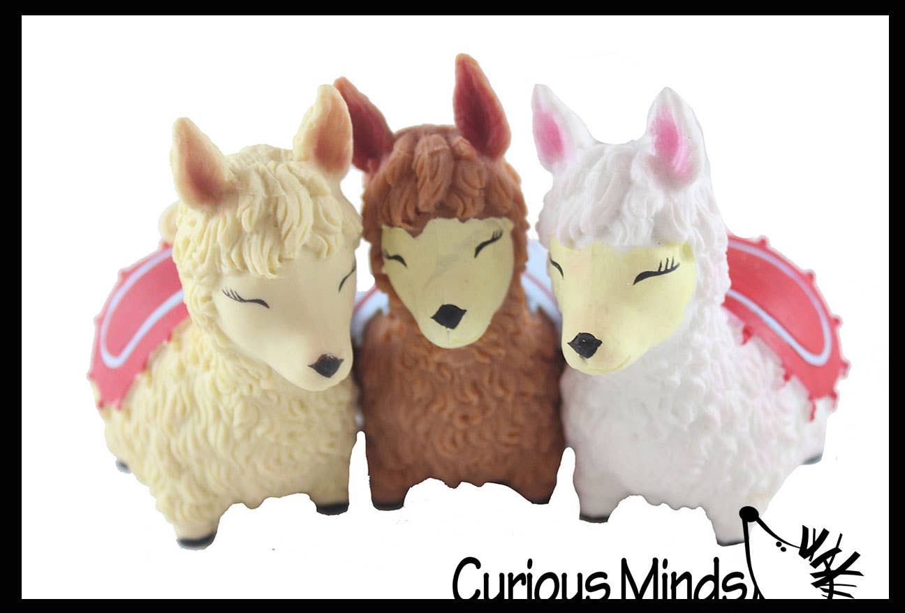 Sand Alpaca Llama - Sand Filled Squishy
