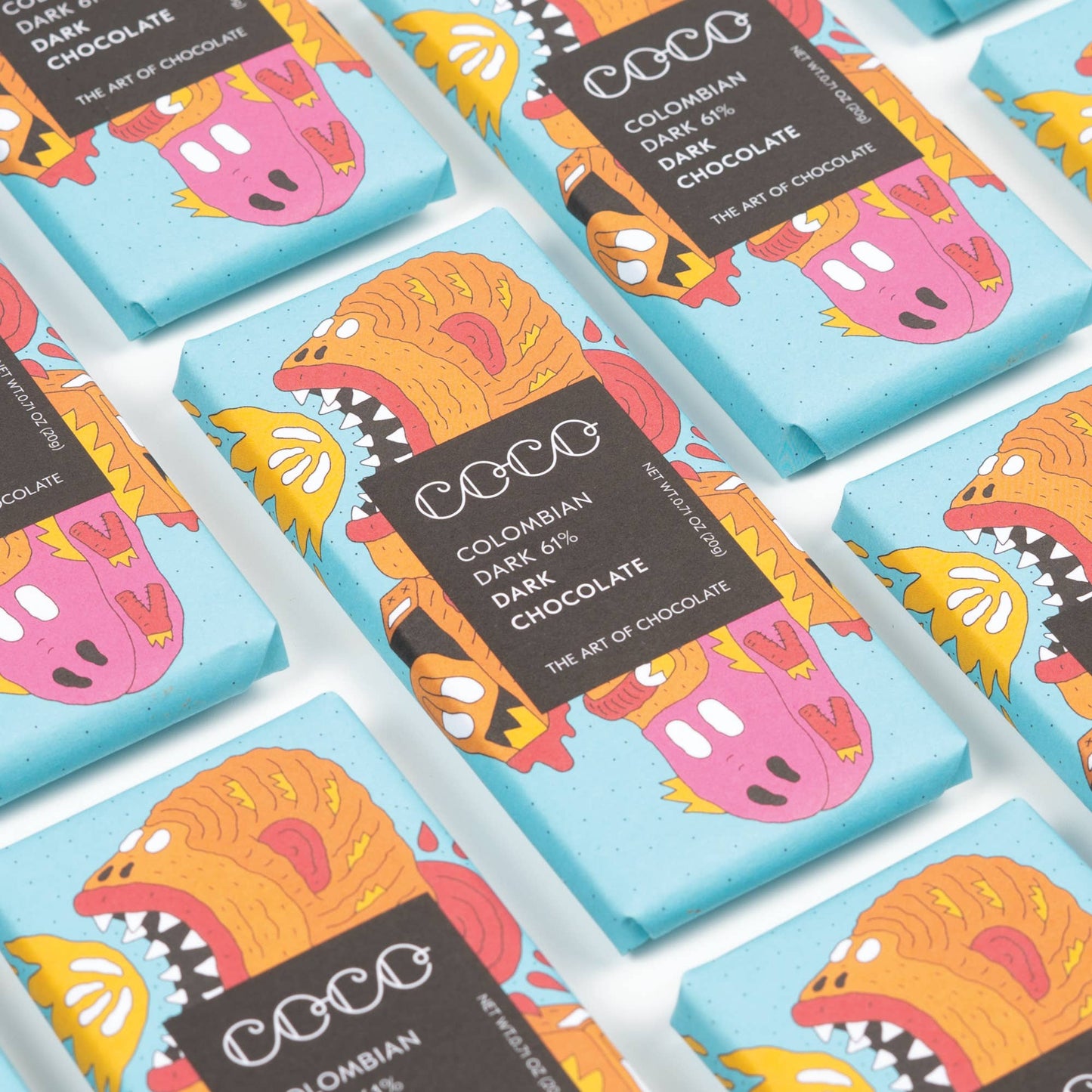 Colombian Dark 61% Mini Chocolate Bar