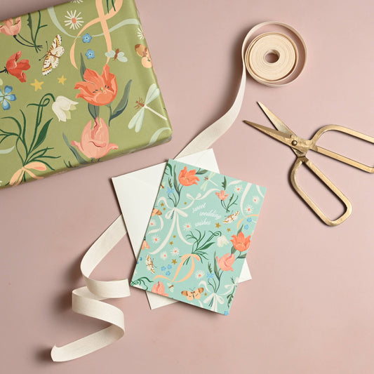 Sweet Wedding Wishes Wedding Card