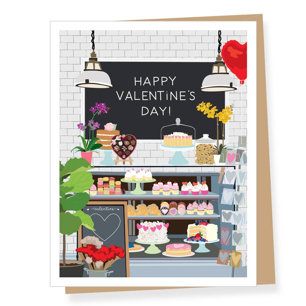 Bakery Sweets Valentine's Day Card
