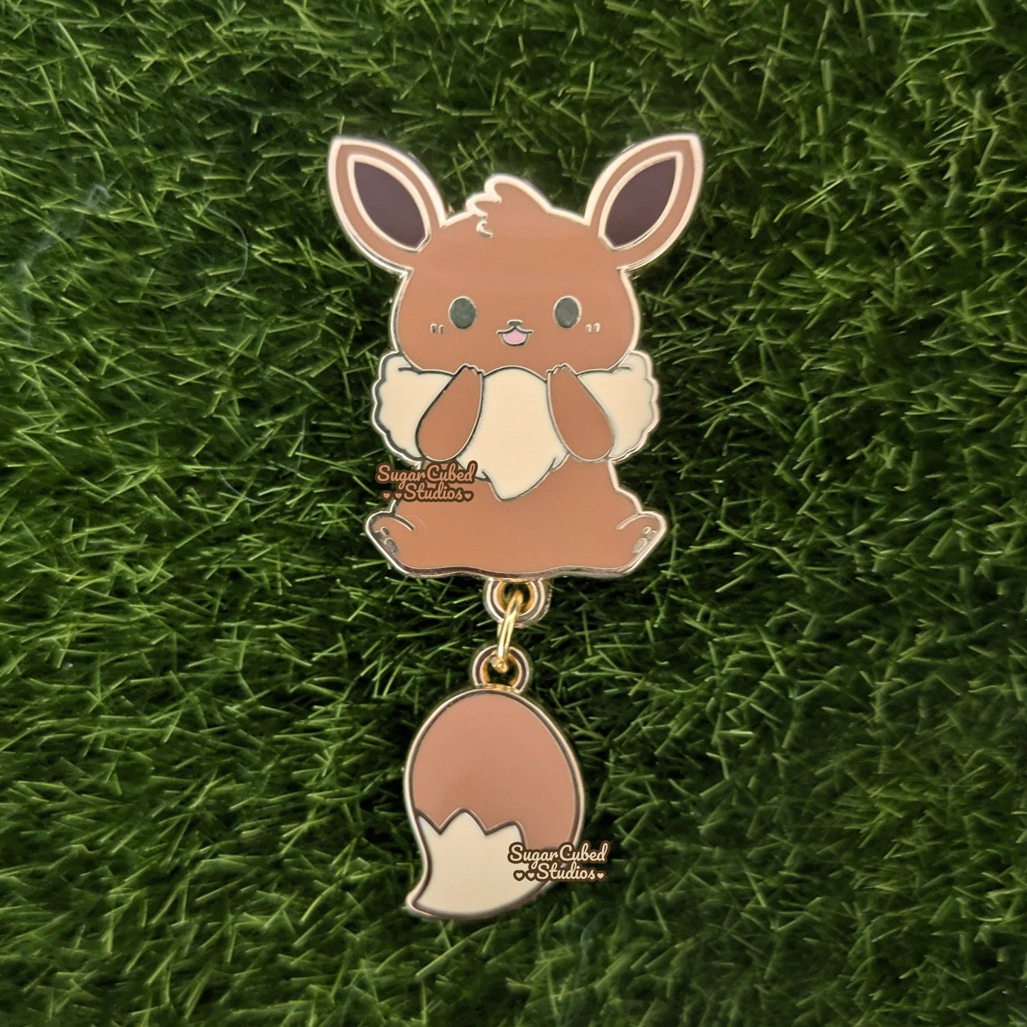 Eeveelution Dangle Tail Enamel Pins
