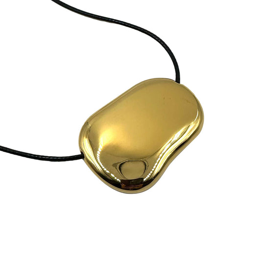 Linda Cord Vegan Leather Necklace