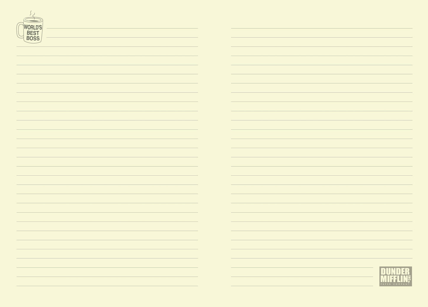 The Office: Somehow I Manage Journal with Charm
