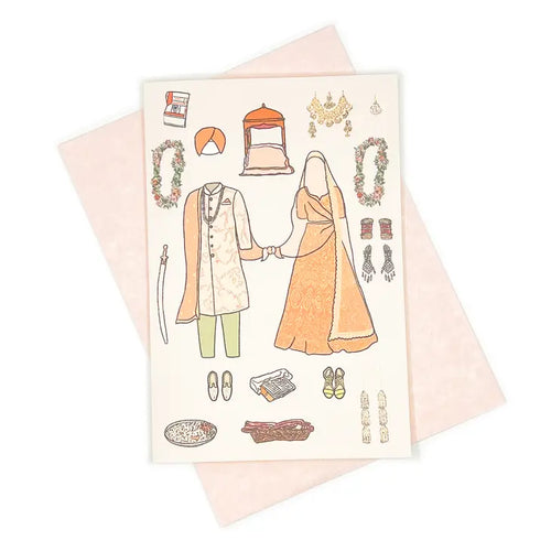 Indian (Sikh) Wedding Card - Front & Company: Gift Store