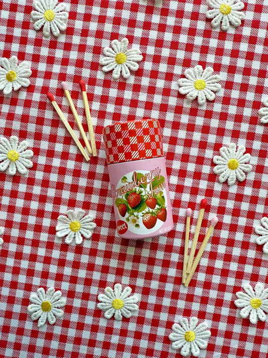 Strawberry Jam Match Jar