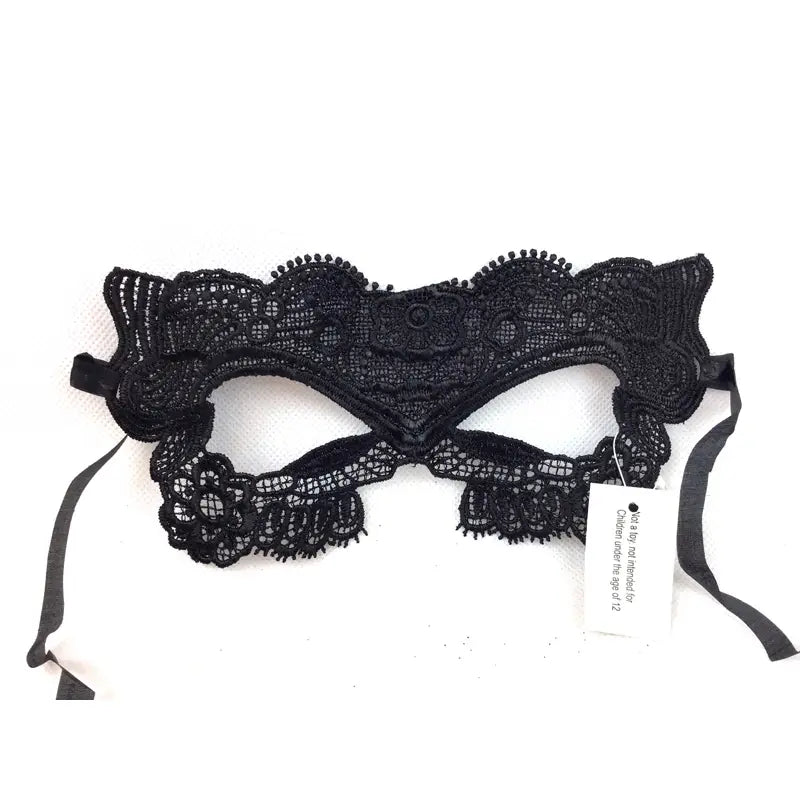 Black Masquerade Lace Mask