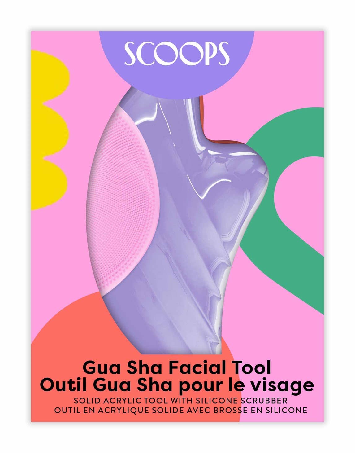 Pink Doodles Gua Sha Facial Tool