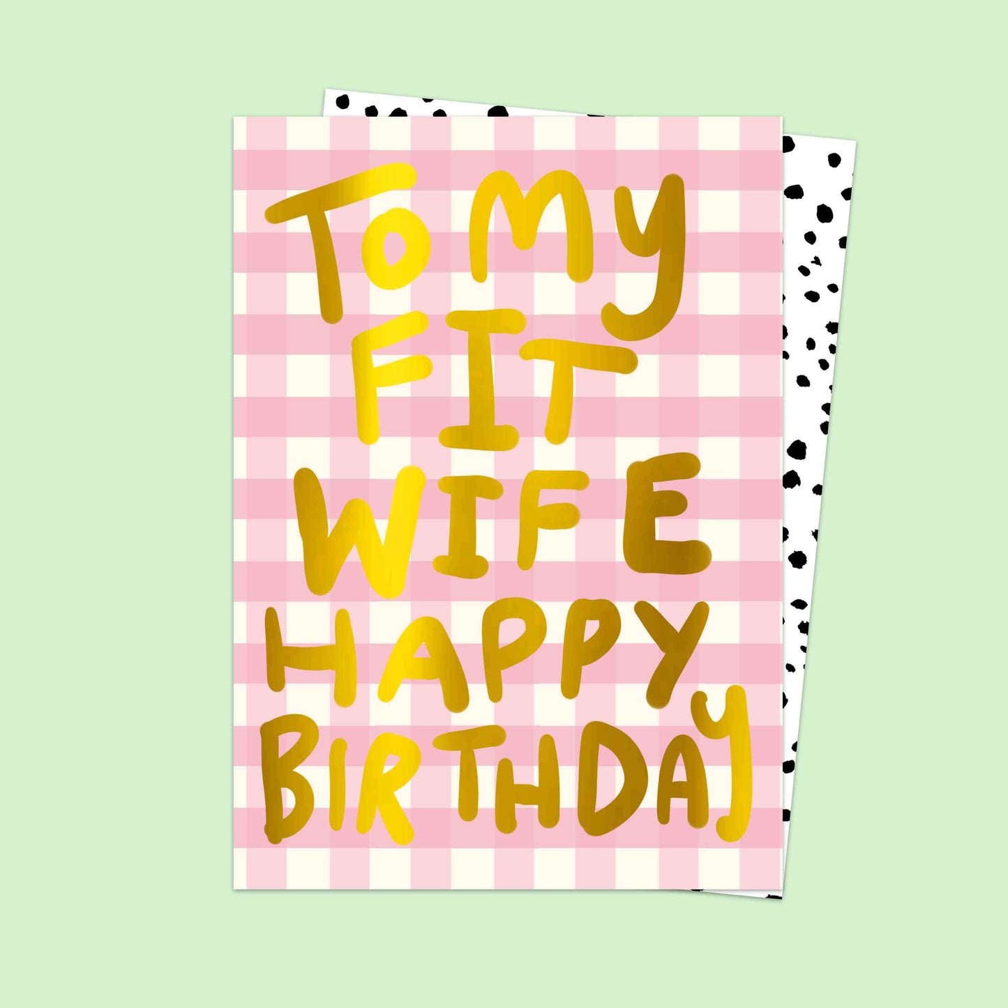 My Fit Wife Birthday Card