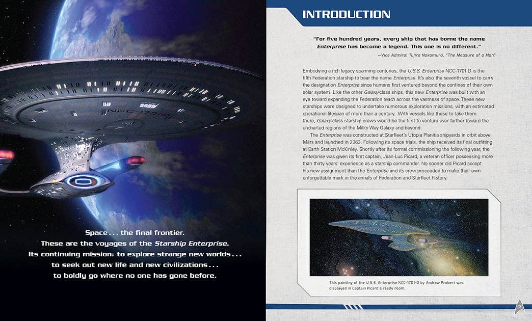 IncrediBuilds: Star Trek The Next Generation: U.S.S. Enterprise NCC-1701-D 3D Wood Model and Book