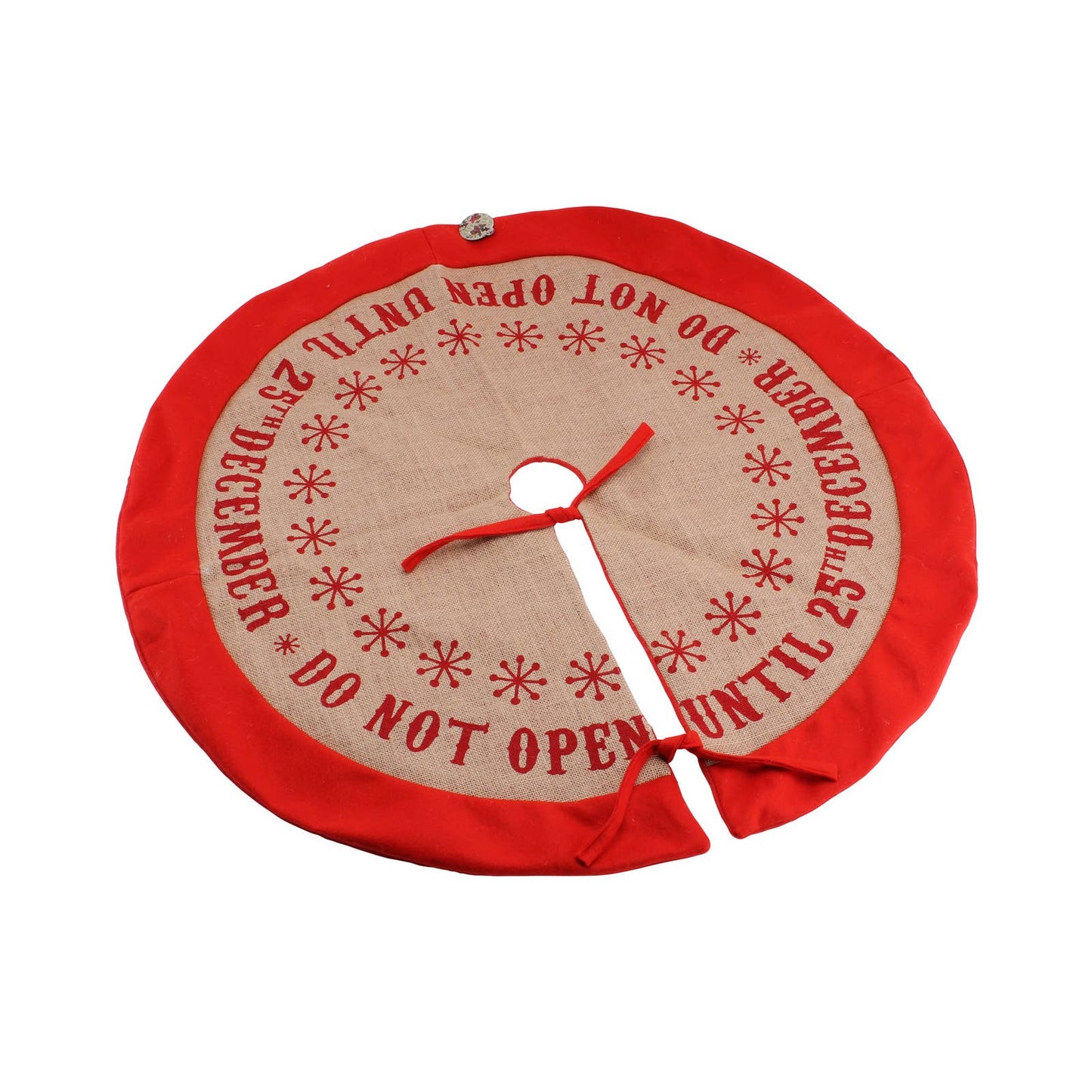 'Do Not Open Until 25th December' Tree Skirt