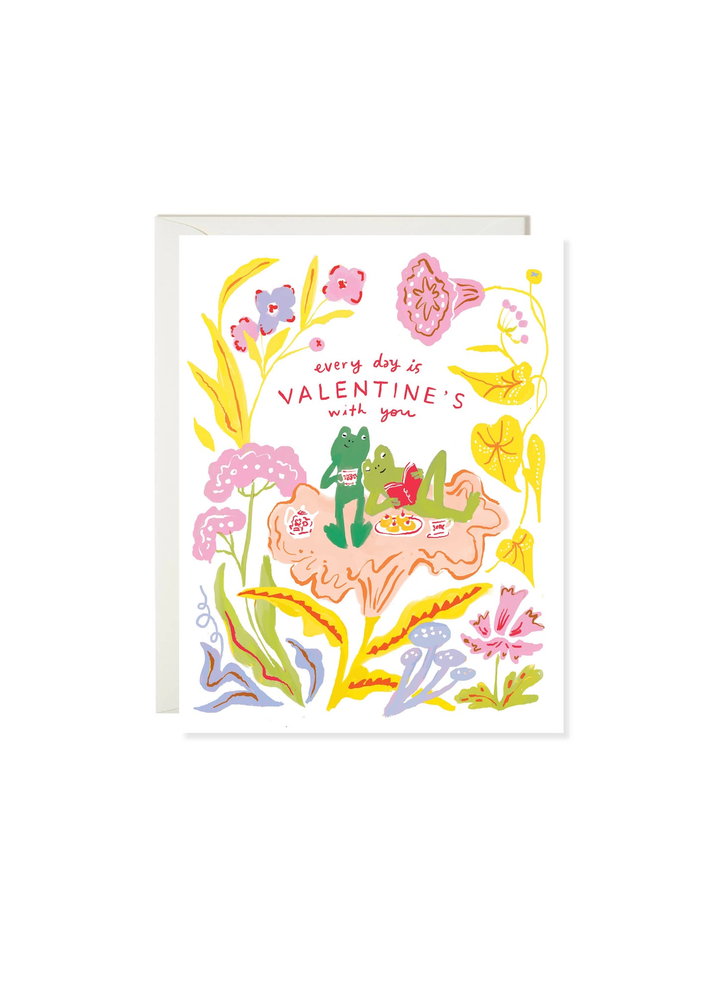 Frog Picnic Valentine