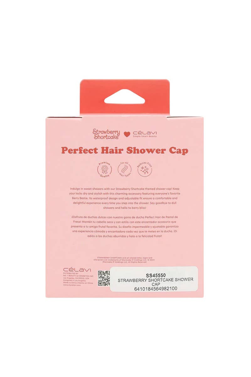 Celavi SS45550 Strawberry Shortcake Hair Shower Cap