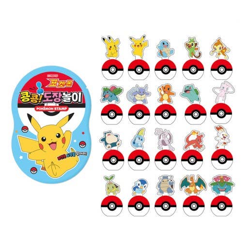 Pokemon Character Stamp Random Capsule Toy