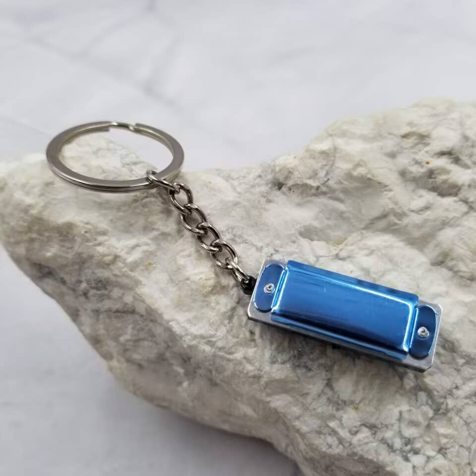 Mini Harmonica Keychain