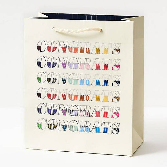 Colorful Congrats Gift Bag